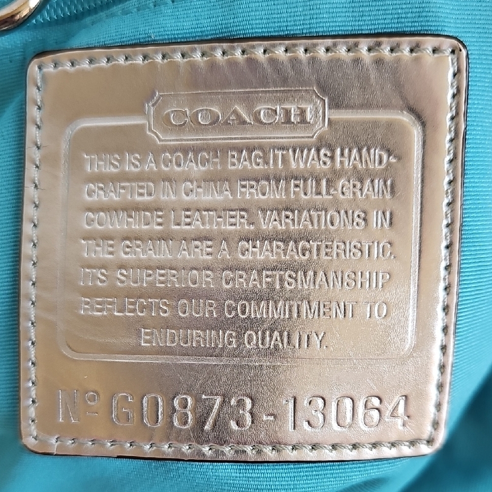 Coach Ultra Rare 2008 Madison Graffiti Tote + Matching 2-Zip Pouch 13064 - Picture 7 of 17